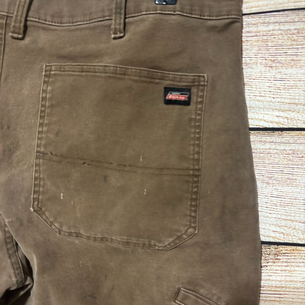 Men's 38x30 Dickies Brown Pants - Picture 7 of 11